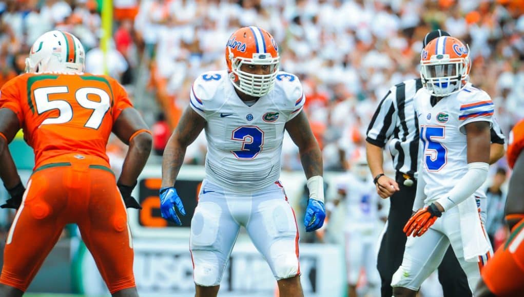 Florida-Gators linebacker Antonio Morrison making plays during the Florida State game in 2014-1280x850-Florida Gators Football