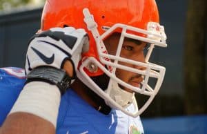 Florida Gators offensive lineman Martez Ivey during fall practice on August 8th, 2015- 1280x1280- Florida Gators Football