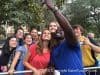 Alex Brown Takes Selfie with Florida Gators Football Fans
