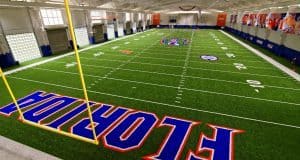 An inside look from the South end zone inside the Florida Gators brand new $17 million dollar indoor practice facility- Florida Gators football- 1280x855