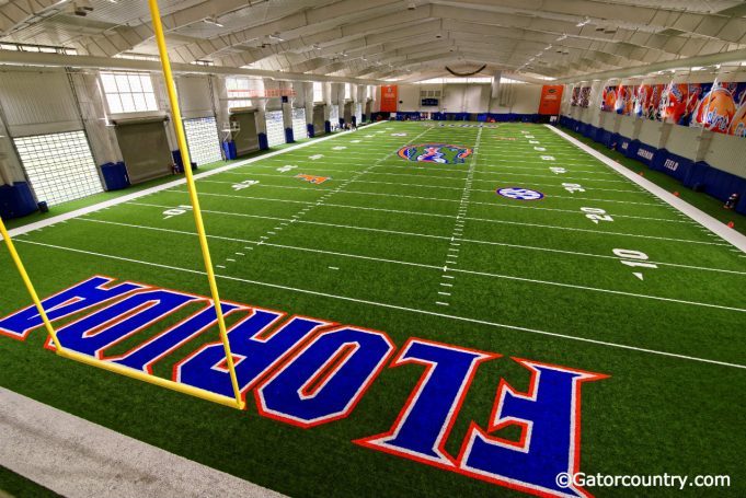 An inside look from the South end zone inside the Florida Gators brand new $17 million dollar indoor practice facility- Florida Gators football- 1280x855