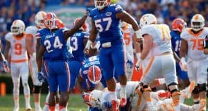 Caleb Brantley celebrates a tackle for a loss for the Florida Gators over Tennessee-1280x853
