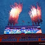 Fireworks go off in the Swamp during the Florida Gators win over New Mexico State- 1280x855- Florida Gators recruiting