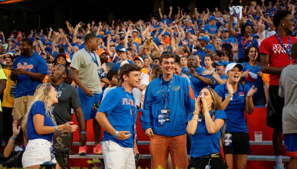 Florida Gators QB commit Jake Allen celebrates the Gators win over Tennessee- 1280x855