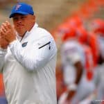 Florida Gators defensive coordinator Geoff Collins previews the opening game of the season- 1280x853