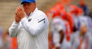 Florida Gators defensive coordinator Geoff Collins previews the opening game of the season- 1280x853