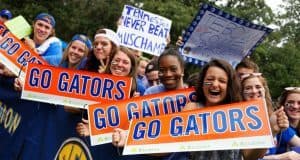 Florida Gators fans at SEC Nation for when the Florida Gators football team played Tennessee-1280x855