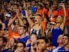 Florida Gators fans cheer for the Gators against New Mexico State- Florida Gators recruiting- 1280x853