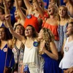 Florida Gators football fans cheer against ECU- 1280x854