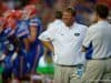 Florida Gators head coach Jim McElwain watches the Gators take on New Mexico State- 1280x853