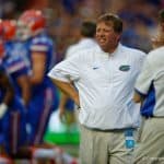 Florida Gators head coach Jim McElwain watches the Gators take on New Mexico State- 1280x853