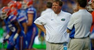 Florida Gators head coach Jim McElwain watches the Gators take on New Mexico State- 1280x853