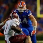 Florida Gators linebacker Alex Anzalone makes the tackle against New Mexico State in 2015- 1280x853