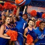 Florida Gators players celebrate their win over Tennessee- 1280x855