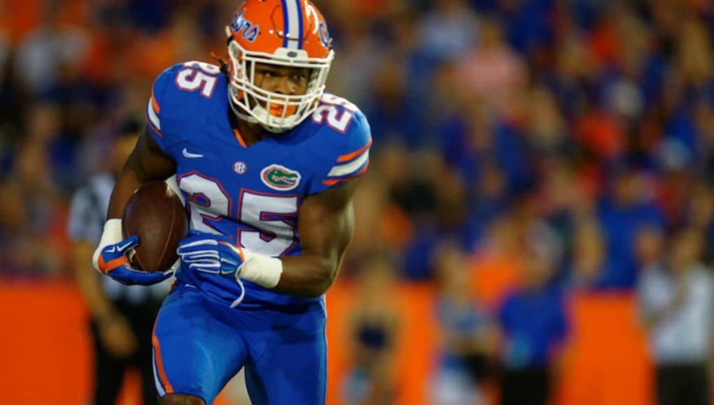 Florida Gators running back Jordan Scarlett debuts against New Mexico State- 1280x853