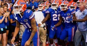 Jalen Tabor and the Florida Gators football team ready to enter the Swamp against New Mexico State- 1280x855