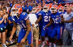 Jalen Tabor and the Florida Gators football team ready to enter the Swamp against New Mexico State- 1280x855