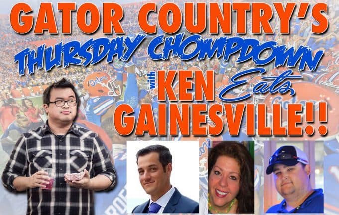 Ken East Gainesville on the Gator Country Chompdown podcast