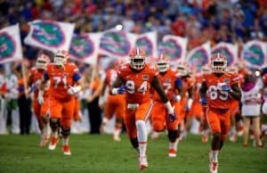 The Florida Gators football team takes the field against ECU in 2015- 1280x855