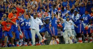 University of Florida freshman receiver Antonio Callaway scores a go-ahead 63-yard touchdown against Tennessee- Florida Gators Football- 1280x852