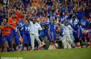 University of Florida freshman receiver Antonio Callaway scores a go-ahead 63-yard touchdown against Tennessee- Florida Gators Football- 1280x852