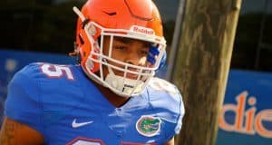 University of Florida freshman running back Jordan Scarlett arrives at Florida Gators spring camp- Florida Gators football- 1280x852