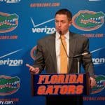 University of Florida head basketball coach Mike White fields questions during media day- Florida Gators basketball- 1280x852