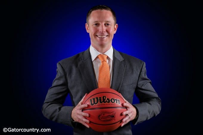 University of Florida head basketball coach Mike White poses during basketball media day- Florida Gators basketball- 1280x852