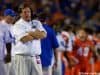 University of Florida head coach Jim McElwain reacts to a penalty against the Florida Gators as they host ECU- Florida Gators Football- 1280x854