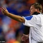 University of Florida head football coach Jim McElwain coaches the Florida Gators during a win over East Carolina- Florida Gators Football- Jim McElwain- 1280x854