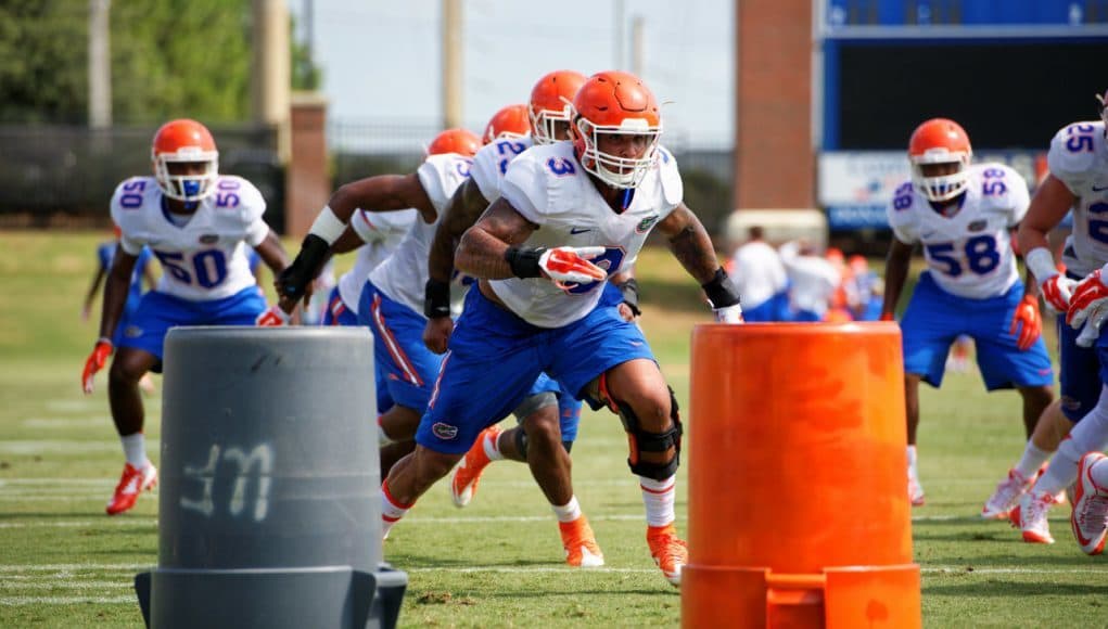 University of Florida linebacker Antonio Morrison returns to practice in the fall- Florida Gators football- 1280x854