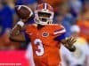 University of Florida sophomore quarterback Treon Harris throws a pass against East Carolina- Florida Gators football- 1280x854