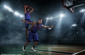 University of Florida sophomores Devin Robinson and Chris Chiozza pose during media day- Florida Gators basketball- 1280x853