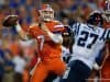 Florida Gators QB Will Grier throws a pass against Ole Miss- 1280x853