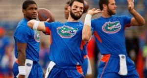 Florida Gators quarterback Will Grier warms up against Ole Miss- 1280x 853