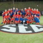 Florida Gators soccer team celebrates the SEC title- 1280x960