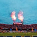 he Florida Gators football team runs out against Ole Miss- 1280x855