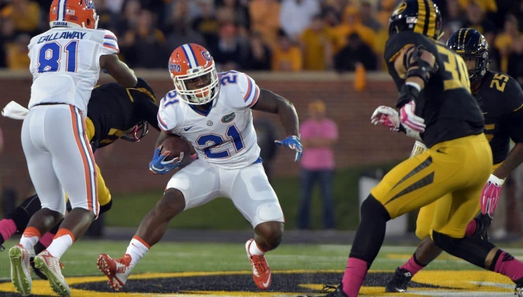 Florida Gators RB Kelvin Taylor had a big game against Missouri on Saturday night- 1280x953