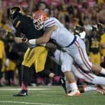 Florida Gators defensive tackle Joey Ivey with the sack against Missouri- 1280x882