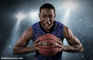 University of Florida freshman basketball player KeVaughn Allen poses for Gator Country at basketball media day- Florida Gators basketball- 1280x852