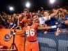 University of Florida freshman defensive lineman CeCe Jefferson celebrates with fans following the Florida Gators 38-10 win over Ole Miss- Florida Gators football- 1280x852