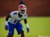 University of Florida redshirt freshman cornerback Deiondre Porter goes through drills during spring practice- Florida Gators football- 1280x852