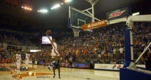 Devin Robinson Dunks vs Palm Beach Atlantic in 2015 Exhibition Win Florida Gators Basketball