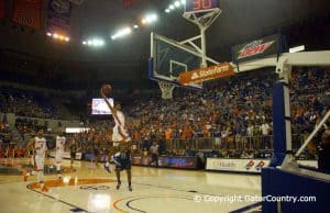 Devin Robinson Dunks vs Palm Beach Atlantic in 2015 Exhibition Win Florida Gators Basketball