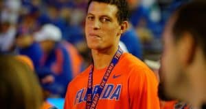 Feleipe Franks flips to the Florida Gators Feleipe Franks takes in the Florida Gators game against Florida State at Ben Hill Griffin Stadium- Florida Gators football- 1280x852