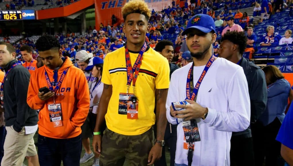 Florida Gators WR commit Isaiah Johnson at the FSU game in 2015- 1280x855