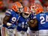Florida Gators defensive players celebrate Keanu Neal's interception- 1280x852