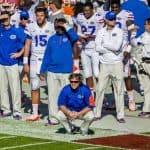 Florida Gators football coach Jim McElwain coaches against South Carolina- 1280x846