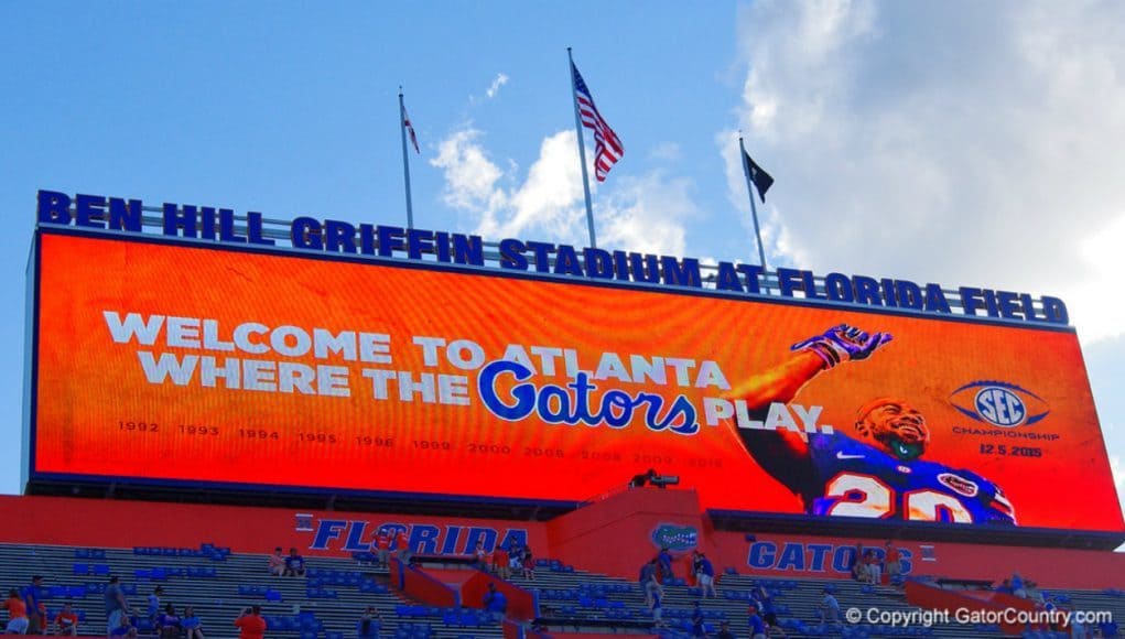 Florida Gators football team celebrates going to Atlanta- 1280x711