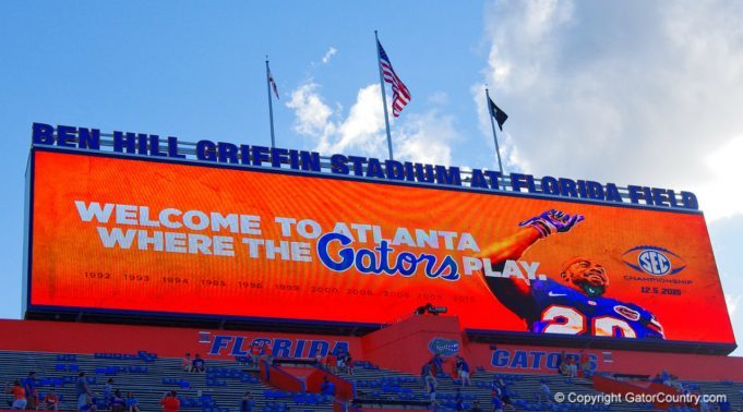 Florida Gators football team celebrates going to Atlanta- 1280x711